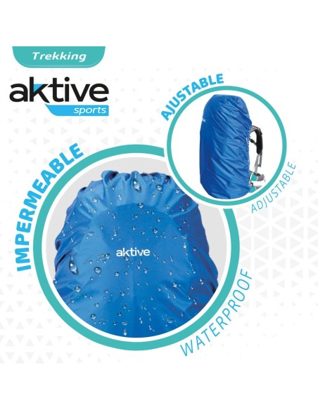 Housse imperméable pour Sac à Dos Aktive Bleu