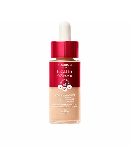 Base de maquillage liquide Bourjois Healthy Mix Sérum Nº 53W Light beige 30 ml