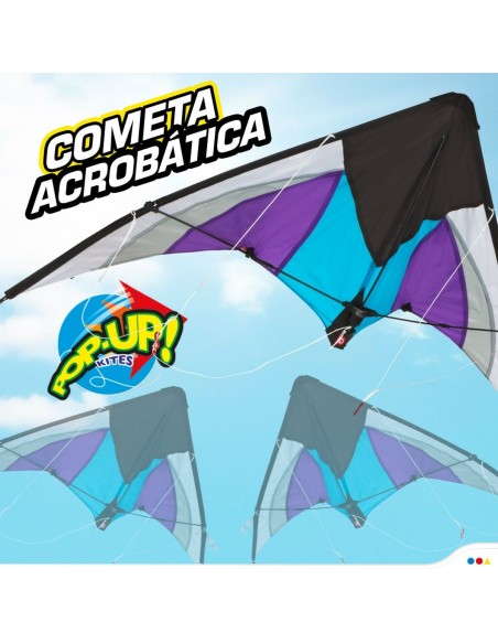 Cerf-volant Eolo Pop-up Magic Blanc Violet