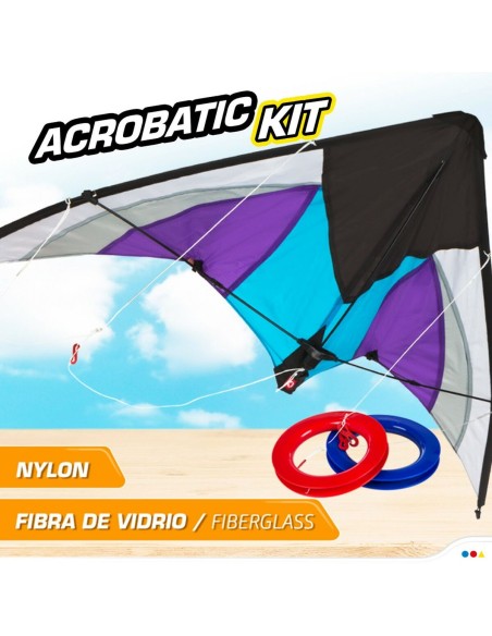 Cerf-volant Eolo Pop-up Magic Blanc Violet