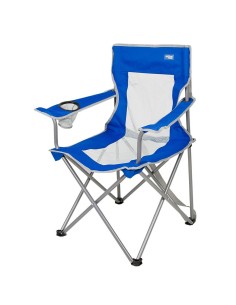Chaise de camping pliante Aktive Bleu Gris 46 x 82 x 46 cm (4 Unités) 2