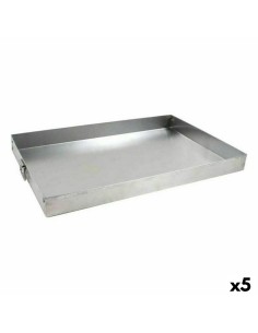Moule rectangulaire VR Argenté Aluminium 42 x 28,5 x 3,5 cm (5 Unités)