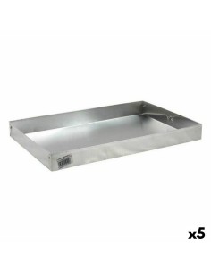Moule rectangulaire VR Argenté Aluminium 34 x 22,5 x 3,5 cm (5 Unités)