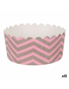 Moule à pâtisserie Quttin Rose 6 Pièces 12 x 6 cm (12 Unités)