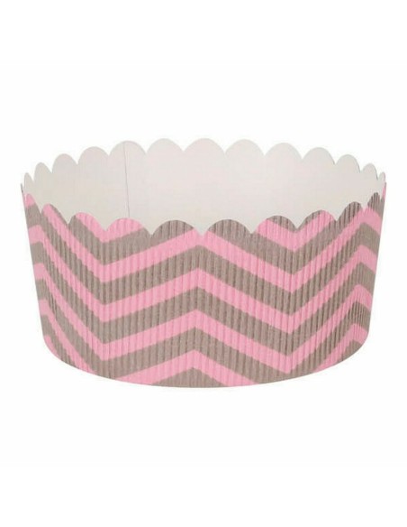 Moule à pâtisserie Quttin Rose 6 Pièces 12 x 6 cm (12 Unités)