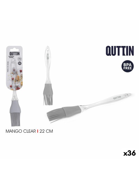 Brosse de cuisine Quttin Clear Silicone 24 x 4 x 0,5 cm