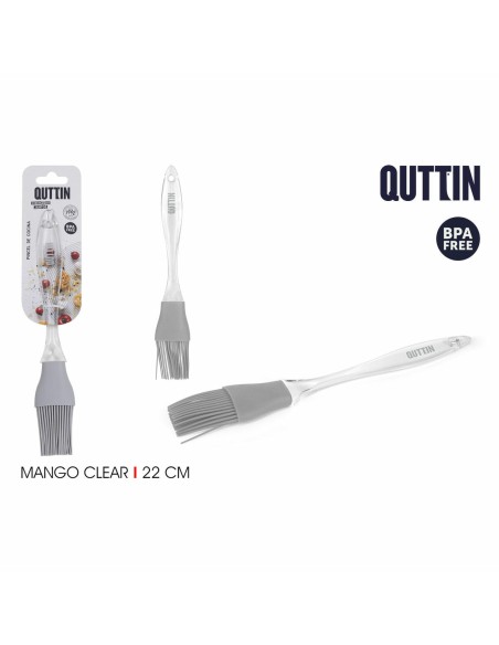 Brosse de cuisine Quttin Clear Silicone 24 x 4 x 0,5 cm