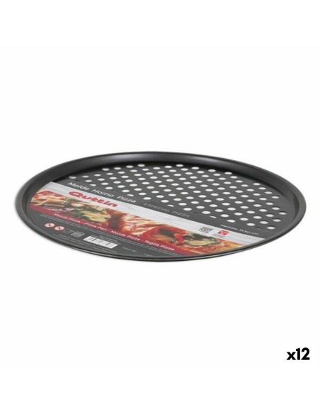 Moule à pizza Quttin 32,7 x 1 cm (12 Unités) (34 x 1 cm)