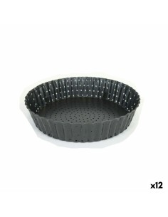 Moule à gâteaux Quttin 20 x 5 cm Perforé Démontable (12 Unités)