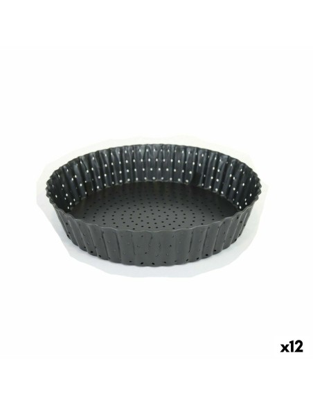 Moule à gâteaux Quttin 20 x 5 cm Perforé Démontable (12 Unités)