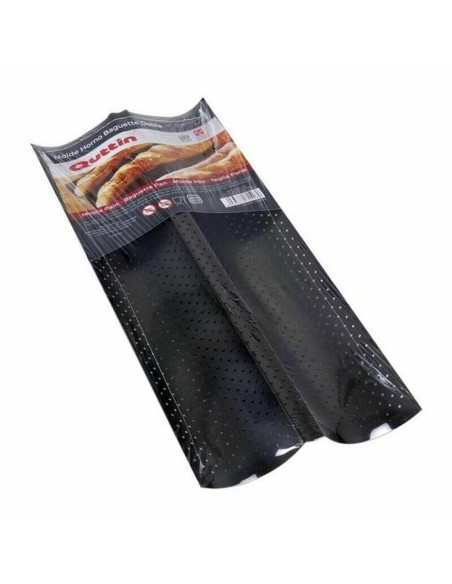 Moule pour Baguettes Quttin 123899 Double 37,8 x 16,5 x 2 cm (12 Unités)