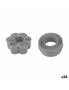 Moule à pâtisserie Quttin 9,5 x 9,5 x 3,5 cm 5 Pièces (36 Unités)