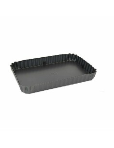 Moule amovible Quttin Noir Acier au carbone 31,5 x 21,5 x 3,5 cm (6 Unités) 2