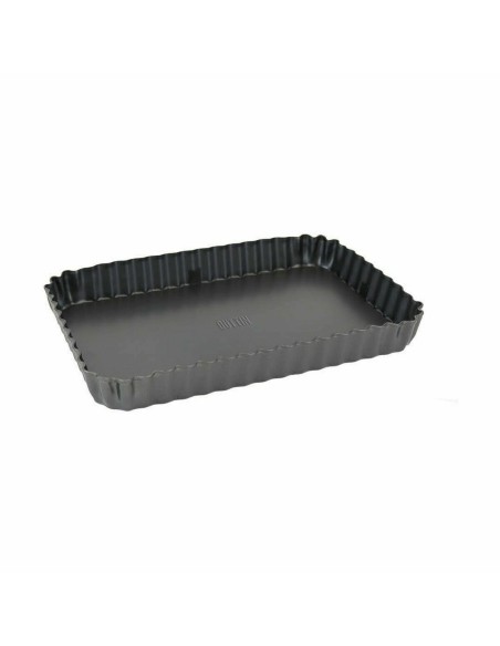 Moule amovible Quttin Noir Acier au carbone 31,5 x 21,5 x 3,5 cm (6 Unités)