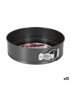Moule amovible Quttin Noir Acier de carbone 24 x 7 cm (12 Unités)