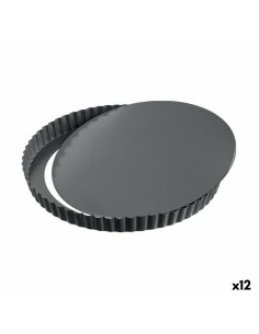 Moule amovible Quttin Noir Acier au carbone 24 x 2,8 cm (12 Unités)