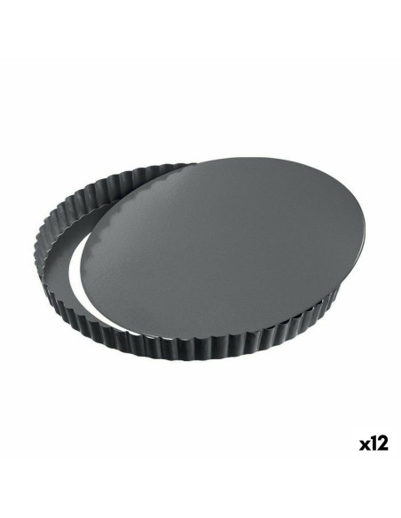 Moule amovible Quttin Noir Acier au carbone 24 x 2,8 cm (12 Unités)