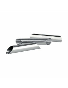 Ensemble de moules à pâtisserie Wooow Acier inoxydable Argenté Acier 3 Pièces 2,5 x 12,5 cm (36 Unités) (3 pcs) 2