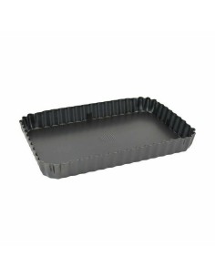 Moule amovible Quttin Noir Acier au carbone 22,5 x 15,5 x 3 cm (12 Unités) 2