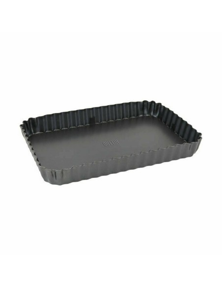 Moule amovible Quttin Noir Acier au carbone 22,5 x 15,5 x 3 cm (12 Unités)