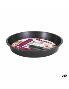 Moule à gâteaux Quttin Noir Acier au carbone 32 x 4,5 cm (12 Unités)