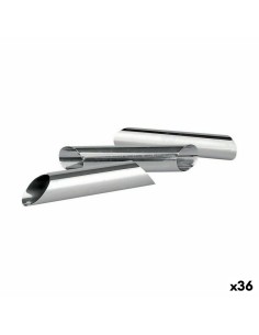 Ensemble de moules à pâtisserie Quttin Acier 3 Pièces 2,5 x 12,5 cm (36 Unités)