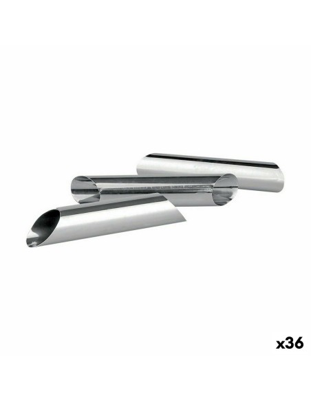 Ensemble de moules à pâtisserie Quttin Acier 3 Pièces 2,5 x 12,5 cm (36 Unités)