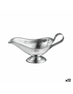 Saucière Quttin Bar 150 ml Argenté Acier (12 Unités)