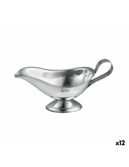 Saucière Quttin Bar 150 ml Argenté Acier (12 Unités)