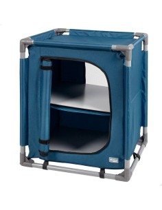 Armoire de camping Aktive Bleu Pliable 56 x 66 x 46 cm 2 Unités 2