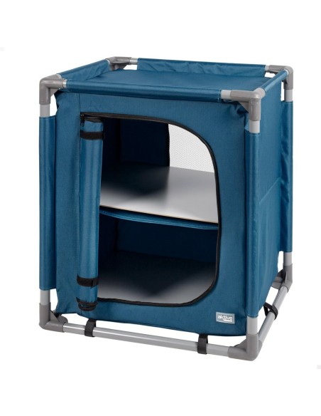 Armoire de camping Aktive Bleu Pliable 56 x 66 x 46 cm 2 Unités