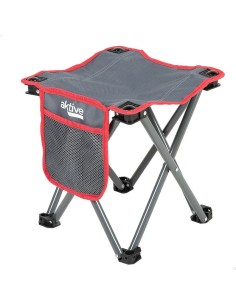 Tabouret Aktive Pliable Camping Gris 30 x 32 x 30 cm (4 Unités) 2