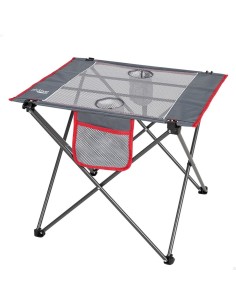Table Piable Aktive Camping Gris 62 x 50 x 50 cm (2 Unités) 2