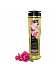 Huile de massage érotique Shunga Aphrodisia Roses (240 ml)