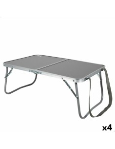 Table Piable Aktive Camping Anthracite 60 x 25 x 40 cm (4 Unités)