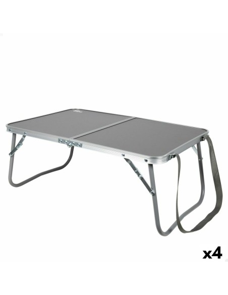 Table Piable Aktive Camping Anthracite 60 x 25 x 40 cm (4 Unités)