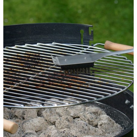 Brosse de Nettoyage pour Barbecue Algon 44 x 6,5 x 4,5 cm Acier (12 Unités)