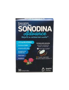 Supplément pour Insomnie Natura Essenziale Soñodina Advance Mélatonine 30 Unités
