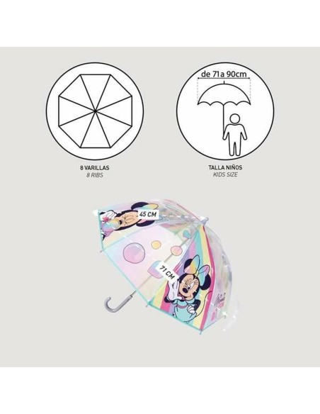 Parapluie Minnie Mouse Ø 71 cm 45 cm