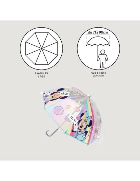 Parapluie Minnie Mouse Ø 71 cm 45 cm