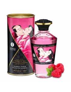 Huile de massage érotique Shunga Framboise (100 ml)