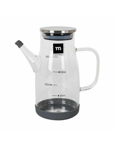 Huilier La Mediterránea Acier inoxydable Verre Borosilicaté 600 ml (12 Unités)