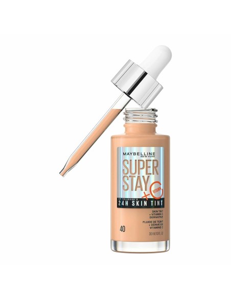 Base de maquillage liquide Maybelline Super Stay Skin Tint Vitamine C Nº 40 30 ml