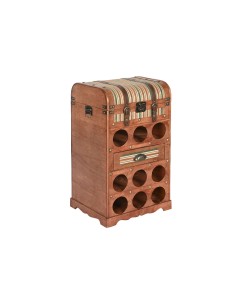 Range Bouteilles Home ESPRIT Marron Peuplier 40 x 35,5 x 71 cm