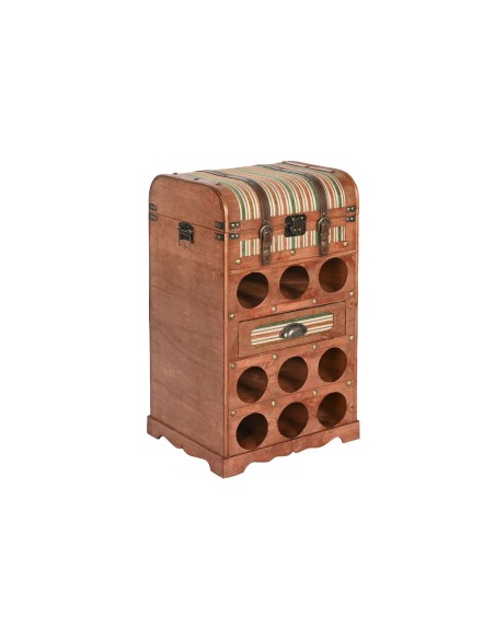 Range Bouteilles Home ESPRIT Marron Peuplier 40 x 35,5 x 71 cm