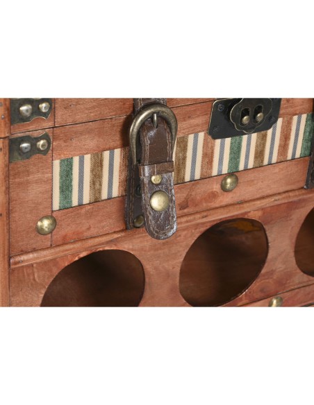 Range Bouteilles Home ESPRIT Marron Peuplier 40 x 35,5 x 71 cm