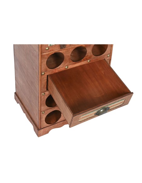 Range Bouteilles Home ESPRIT Marron Peuplier 40 x 35,5 x 71 cm