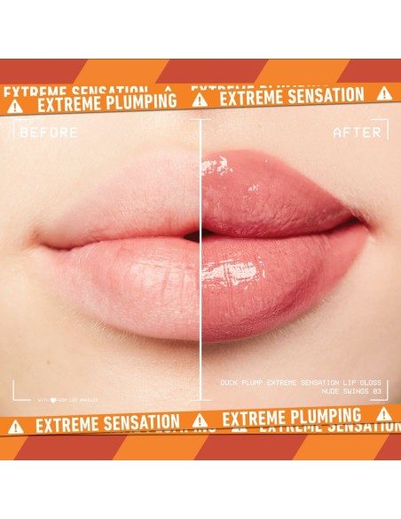 Brillant à lèvres NYX Duck Plump Nude swings 6,8 ml