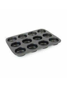 Moule à tartelettes Quttin 29 x 22 x 2,2 cm Perforé 8 Unités 2
