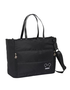 Sac Mickey Mouse Clubhouse Teen Mood Noir 40 x 31 x 17 cm Rembourré